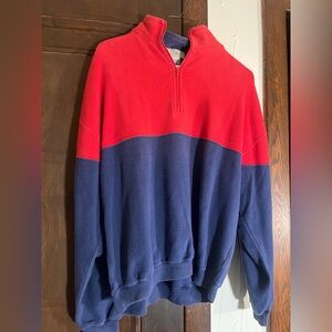 Vtg LL Bean Quarterzip